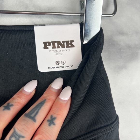 NWT Victoria Secret PINK Winter Performance Flare Stretch Leggings Yoga Black S - Picture 6 of 9